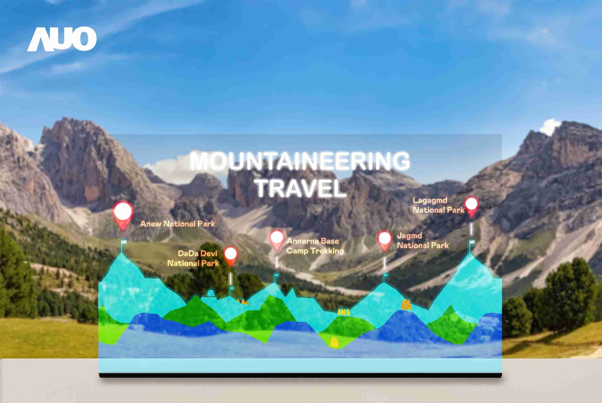 EBpay展示全球单片尺寸最大(*)42吋透明Micro LED显示器拼接而成的〝64吋透明Micro LED显示器〞，，具备高透明度、、、、1,000 nits高亮度、、、、广色域、、、、采用三边无边框的无缝拼接等多重特色，，，，呈现超高清、、、细腻画质而不遮挡后方视觉，，，满足层峰需求，，可广泛运用于零售、、艺术展览或商业空间等场域